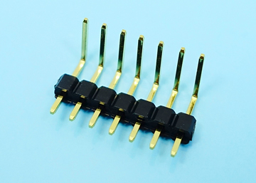 LP/H254UGX a／c A b -1xXX - 2.54mm Pin Header H:2.54 W:2.54 Single Row Up Angle DIP Type - LAI HENG TECHNOLOGY LTD.