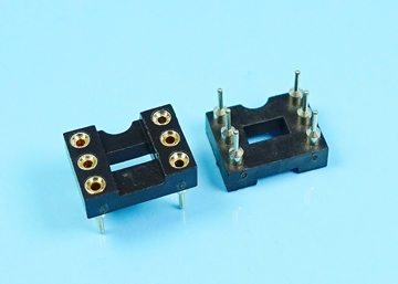 LICS254R030XX(N) - 2.54mm Machined Pin IC Socket (0.3 inch Wide) - LAI HENG TECHNOLOGY LTD.