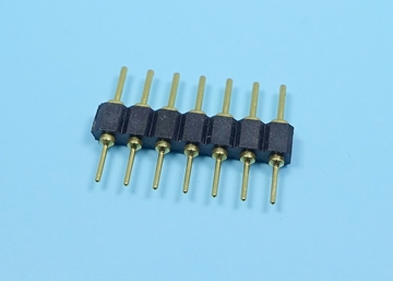 LSIP254M-1xXXGO - 2.54mm Machined Pin Header Single Row (Gold Plated) - LAI HENG TECHNOLOGY LTD.