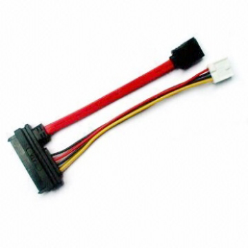 SATA Power Cable - SATA Power Cable with Serial ATA 7 + 15-pin Design - Send-Victory Corp.